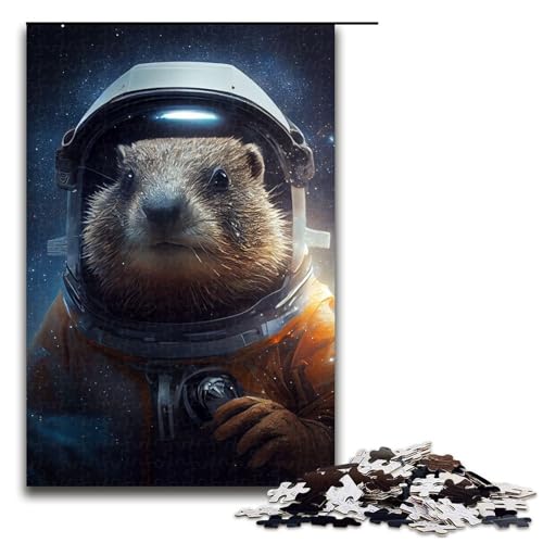 Puzzle für Erwachsene, 1000 Teile, Murmeltier, Astronaut, Puzzle, Lernspiele für Zuhause, DIY-Spielzeug, tolles Geschenk für Spiele, 1000 Teile Puzzle für Erwachsene, 1000 Teile, Murmeltier, Astronaut, Puzzle, Lernspiele für Zuhause, DIY-Spielzeug, tolles Geschenk für Spiele, 1000 Teile von ouynngjing