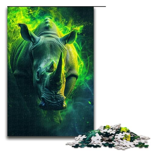 Puzzle für Erwachsene, 1000 Teile, Nashorn-Tierpuzzle für Erwachsene, Holzpuzzles, Familienspiele, Weihnachts- und Geburtstagsgeschenke, 1000 PCS Puzzle für Erwachsene, 1000 Teile, Nashorn-Tierpuzzle für Erwachsene, Holzpuzzles, Familienspiele, Weihnachts- und Geburtstagsgeschenke, 1000 PCS von ouynngjing