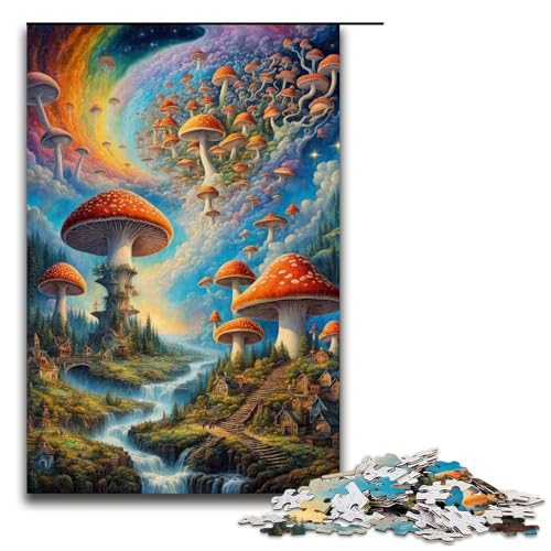 Puzzle für Erwachsene, 1000 Teile, Pilzdorf, Puzzle, Lernspiele für Zuhause, DIY-Spielzeug, tolles Geschenk für Spiele, 1000 Teile Puzzle für Erwachsene, 1000 Teile, Pilzdorf, Puzzle, Lernspiele für Zuhause, DIY-Spielzeug, tolles Geschenk für Spiele, 1000 Teile von ouynngjing