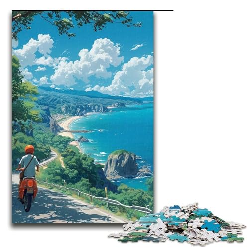 Puzzle für Erwachsene, 1000 Teile, Sommerlandschaft, Puzzle, Lernspiele für Zuhause, DIY-Spielzeug, tolles Geschenk für Spiele, 1000 Teile von ouynngjing