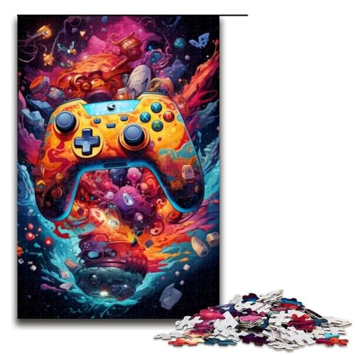 Puzzle für Erwachsene, 1000 Teile, Spielcontroller (2), Holzpuzzle, Lernspiel, Herausforderungsspielzeug, 1000 Teile von ouynngjing