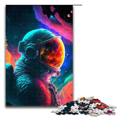 Puzzle für Erwachsene, 1000 Teile, Weltraum-Astronauten-Puzzle, Lernspiele für Zuhause, DIY-Spielzeug, tolles Geschenk für Spiele, 1000 Teile von ouynngjing