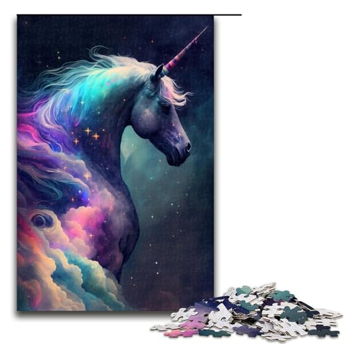 Puzzle für Erwachsene, 1000 Teile, Weltraum-Einhorn, Puzzle, Lernspiele für Zuhause, DIY-Spielzeug, tolles Geschenk für Spiele, 1000 Teile Puzzle für Erwachsene, 1000 Teile, Weltraum-Einhorn, Puzzle, Lernspiele für Zuhause, DIY-Spielzeug, tolles Geschenk für Spiele, 1000 Teile von ouynngjing
