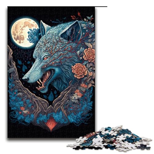 Puzzle für Erwachsene, 1000 Teile, Wolfspuzzle, Holzpuzzle, Lernspiel, Herausforderungsspielzeug, 1000 Teile Puzzle für Erwachsene, 1000 Teile, Wolfspuzzle, Holzpuzzle, Lernspiel, Herausforderungsspielzeug, 1000 Teile von ouynngjing