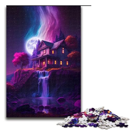 Puzzle für Erwachsene, 1000 Teile, leuchtendes Schloss-Puzzle, Lernspiele für Zuhause, DIY-Spielzeug, tolles Geschenk für Spiele, 1000 Teile Puzzle für Erwachsene, 1000 Teile, leuchtendes Schloss-Puzzle, Lernspiele für Zuhause, DIY-Spielzeug, tolles Geschenk für Spiele, 1000 Teile von ouynngjing