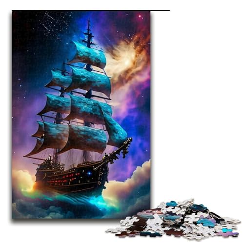 Puzzle für Erwachsene, 1000 Teile, magisches Piratenschiff-Puzzle, Lernspiele für Zuhause, DIY-Spielzeug, tolles Geschenk für Spiele, 1000 Teile Puzzle für Erwachsene, 1000 Teile, magisches Piratenschiff-Puzzle, Lernspiele für Zuhause, DIY-Spielzeug, tolles Geschenk für Spiele, 1000 Teile von ouynngjing
