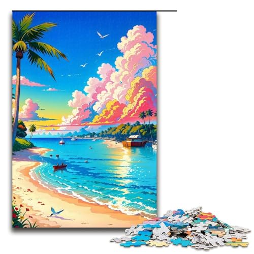 Puzzle für Erwachsene, 1000 Teile, schöner Strand, Puzzle, Lernspiele für Zuhause, DIY-Spielzeug, tolles Geschenk für Spiele, 1000 Teile Puzzle für Erwachsene, 1000 Teile, schöner Strand, Puzzle, Lernspiele für Zuhause, DIY-Spielzeug, tolles Geschenk für Spiele, 1000 Teile von ouynngjing