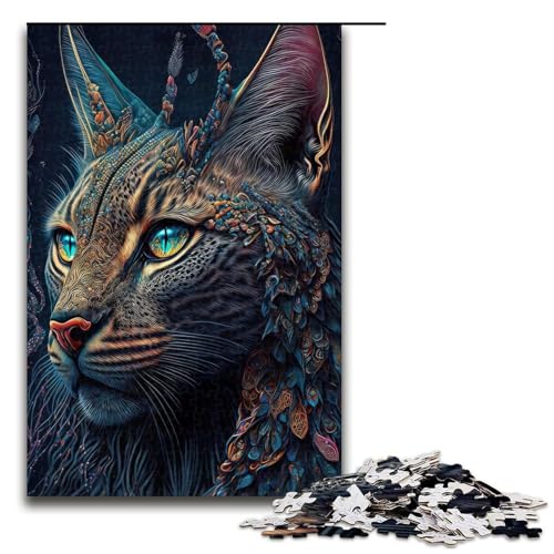 Puzzle für Erwachsene, 1000 Teile, skurriler Luchs, Puzzle, Lernspiele für Zuhause, DIY-Spielzeug, tolles Geschenk für Spiele, 1000 Teile Puzzle für Erwachsene, 1000 Teile, skurriler Luchs, Puzzle, Lernspiele für Zuhause, DIY-Spielzeug, tolles Geschenk für Spiele, 1000 Teile von ouynngjing