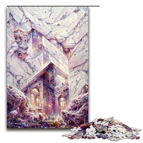 Puzzle für Erwachsene, 1000 Teile, weiße Marmorhalle, Holzpuzzle, Lernspiel, Herausforderungsspielzeug, 1000 Teile Puzzle für Erwachsene, 1000 Teile, weiße Marmorhalle, Holzpuzzle, Lernspiel, Herausforderungsspielzeug, 1000 Teile von ouynngjing