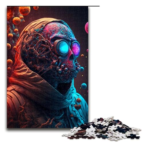 Puzzle für Erwachsene, Alien Invader, 1000-teiliges Holzpuzzle für Kinder ab 12 Jahren, Lernspielzeug, 1000 Teile Puzzle für Erwachsene, Alien Invader, 1000-teiliges Holzpuzzle für Kinder ab 12 Jahren, Lernspielzeug, 1000 Teile von ouynngjing