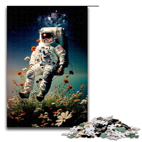 Puzzle für Erwachsene, Astronaut und Blume3, 1000 Teile, Holzpuzzle für Kinder ab 12 Jahren, Lernspielzeug, 1000 Teile Puzzle für Erwachsene, Astronaut und Blume3, 1000 Teile, Holzpuzzle für Kinder ab 12 Jahren, Lernspielzeug, 1000 Teile von ouynngjing