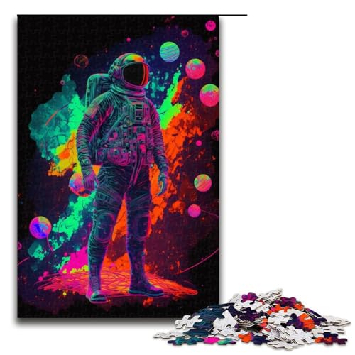Puzzle für Erwachsene, Astronautenposter, 1000 Teile, Holzpuzzle für Kinder ab 12 Jahren, Lernspielzeug, 1000 Teile Puzzle für Erwachsene, Astronautenposter, 1000 Teile, Holzpuzzle für Kinder ab 12 Jahren, Lernspielzeug, 1000 Teile von ouynngjing