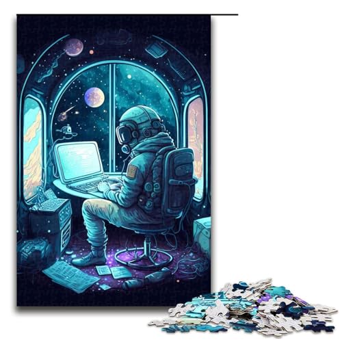 Puzzle für Erwachsene, Astronautenspiel, Puzzle 1000 Teile, Holzpuzzle für Kinder ab 12 Jahren, anspruchsvolles Spiel, 1000 Teile Puzzle für Erwachsene, Astronautenspiel, Puzzle 1000 Teile, Holzpuzzle für Kinder ab 12 Jahren, anspruchsvolles Spiel, 1000 Teile von ouynngjing
