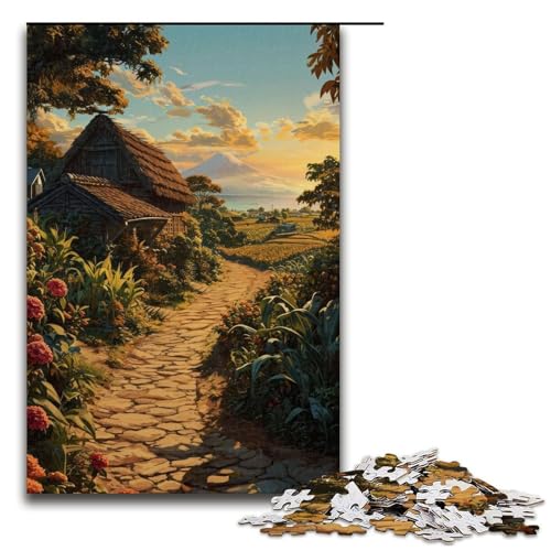 Puzzle für Erwachsene, Bergdorf, 1000-teiliges Holzpuzzle für Kinder ab 12 Jahren, Lernspielzeug, 1000 Teile Puzzle für Erwachsene, Bergdorf, 1000-teiliges Holzpuzzle für Kinder ab 12 Jahren, Lernspielzeug, 1000 Teile von ouynngjing