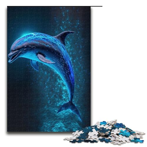 Puzzle für Erwachsene, Delfin, 1000 Teile, Holzpuzzle für Erwachsene und Kinder ab 12 Jahren, 1000 Teile Puzzle für Erwachsene, Delfin, 1000 Teile, Holzpuzzle für Erwachsene und Kinder ab 12 Jahren, 1000 Teile von ouynngjing