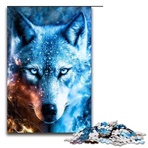 Puzzle für Erwachsene, Der weiße Wolf, 1000 Teile, Puzzle, tolles Geschenk, geeignet für und Teenager ab 14 Jahren, 1000 PCS Puzzle für Erwachsene, Der weiße Wolf, 1000 Teile, Puzzle, tolles Geschenk, geeignet für und Teenager ab 14 Jahren, 1000 PCS von ouynngjing