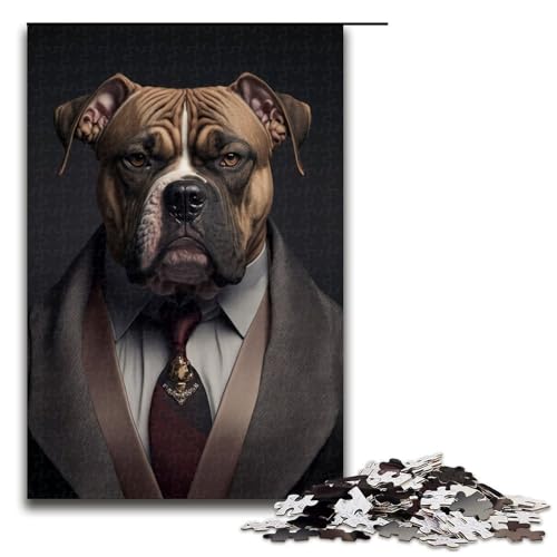 Puzzle für Erwachsene, Don Doggo, 1000-teiliges Holzpuzzle für Kinder ab 12 Jahren, Lernspielzeug, 1000 Teile Puzzle für Erwachsene, Don Doggo, 1000-teiliges Holzpuzzle für Kinder ab 12 Jahren, Lernspielzeug, 1000 Teile von ouynngjing