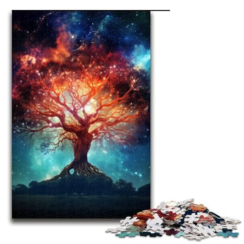 Puzzle für Erwachsene, Fantasiebaum, 1000 Teile, Holzpuzzle für Erwachsene und Kinder ab 12 Jahren, Lernspielzeug, 1000 Teile von ouynngjing