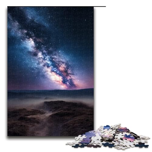 Puzzle für Erwachsene, Fantasy Planet, 1000-teiliges Holzpuzzle für Kinder ab 12 Jahren, Lernspielzeug, 1000 Teile von ouynngjing