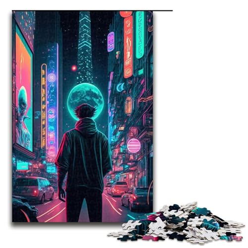 Puzzle für Erwachsene, Futuristischer Junge, 1000-teiliges Holzpuzzle für Kinder ab 12 Jahren, Lernspielzeug, 1000 Teile Puzzle für Erwachsene, Futuristischer Junge, 1000-teiliges Holzpuzzle für Kinder ab 12 Jahren, Lernspielzeug, 1000 Teile von ouynngjing