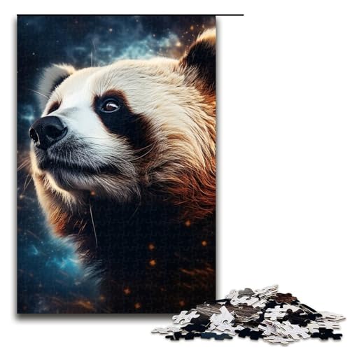 Puzzle für Erwachsene, Galaxy Panda, 1000 Teile, Holzpuzzle für Erwachsene und Kinder ab 12 Jahren, Lernspielzeug, 1000 Teile Puzzle für Erwachsene, Galaxy Panda, 1000 Teile, Holzpuzzle für Erwachsene und Kinder ab 12 Jahren, Lernspielzeug, 1000 Teile von ouynngjing