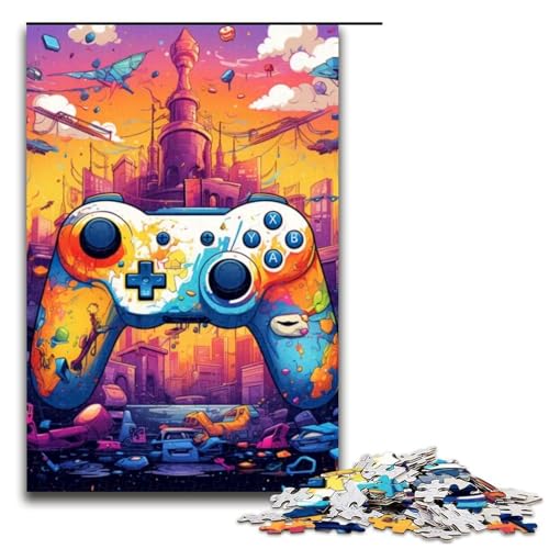 Puzzle für Erwachsene, Gamecontroller, 1000-teiliges Holzpuzzle für Kinder ab 12 Jahren, Lernspielzeug, 1000 Teile von ouynngjing