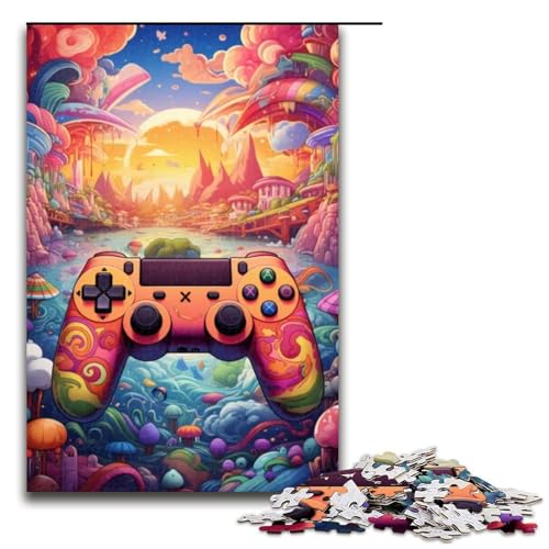 Puzzle für Erwachsene, Gamecontroller, 1000-teiliges Holzpuzzle für Kinder ab 12 Jahren, Lernspielzeug, 1000 Teile Puzzle für Erwachsene, Gamecontroller, 1000-teiliges Holzpuzzle für Kinder ab 12 Jahren, Lernspielzeug, 1000 Teile von ouynngjing