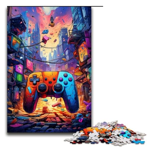 Puzzle für Erwachsene, Gamecontroller, 1000-teiliges Holzpuzzle für Kinder ab 12 Jahren, Lernspielzeug, 1000 Teile von ouynngjing
