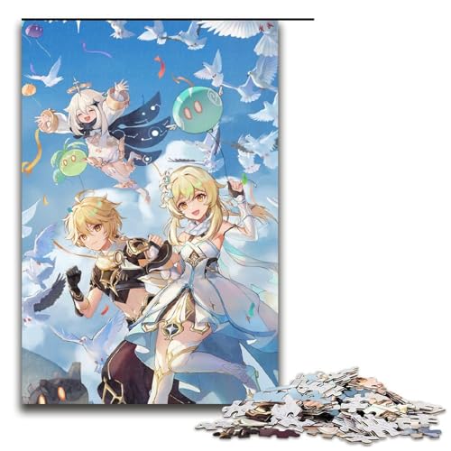 Puzzle für Erwachsene, Genshin Impact, 1000-teiliges Holzpuzzle für Familienspiele, 1000 PCS Puzzle für Erwachsene, Genshin Impact, 1000-teiliges Holzpuzzle für Familienspiele, 1000 PCS von ouynngjing