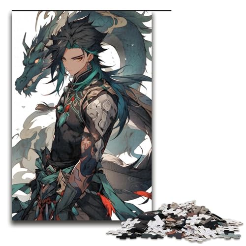 Puzzle für Erwachsene, Genshin Impact, 1000-teiliges Holzpuzzle für Kinder ab 12 Jahren, Heimdekoration, 1000 PCS von ouynngjing