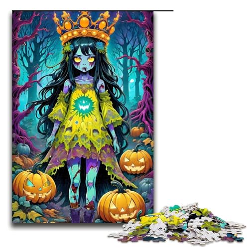 Puzzle für Erwachsene, Halloween-Geist, 1000 Teile, Holzpuzzle für Erwachsene und Kinder ab 12 Jahren, Lernspielzeug, 1000 Teile von ouynngjing