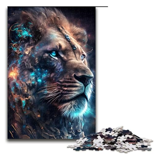 Puzzle für Erwachsene, Löwe, 1000 Teile, Holzpuzzle für Erwachsene und Kinder ab 12 Jahren, 1000 Teile Puzzle für Erwachsene, Löwe, 1000 Teile, Holzpuzzle für Erwachsene und Kinder ab 12 Jahren, 1000 Teile von ouynngjing