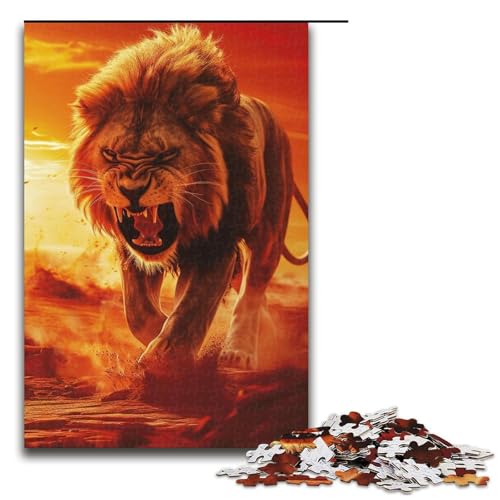 Puzzle für Erwachsene, Löwe, 1000 Teile, Holzpuzzle für Kinder ab 12 Jahren, Lernspielzeug, 1000 Teile Puzzle für Erwachsene, Löwe, 1000 Teile, Holzpuzzle für Kinder ab 12 Jahren, Lernspielzeug, 1000 Teile von ouynngjing