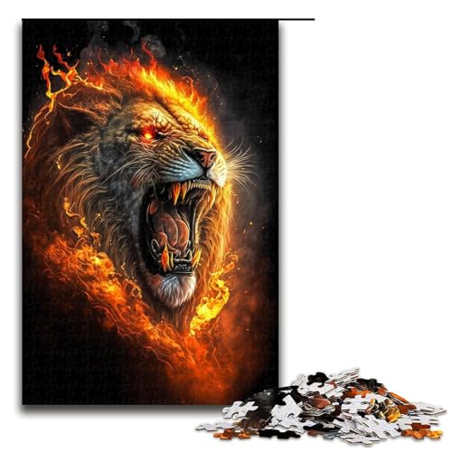 Puzzle für Erwachsene, Löwe, 1000 Teile, Holzpuzzle für Kinder ab 12 Jahren, Lernspielzeug, 1000 Teile von ouynngjing