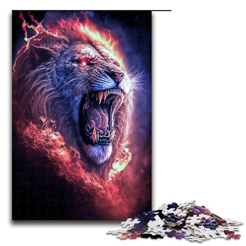 Puzzle für Erwachsene, Löwen, 1000 Teile, Holzpuzzle für Kinder ab 12 Jahren, Heimdekoration, 1000 Teile Puzzle für Erwachsene, Löwen, 1000 Teile, Holzpuzzle für Kinder ab 12 Jahren, Heimdekoration, 1000 Teile von ouynngjing