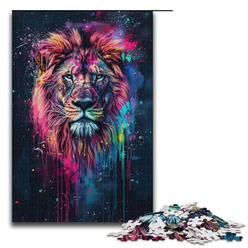 Puzzle für Erwachsene, Löwen, 1000 Teile, Holzpuzzle für Kinder ab 12 Jahren, Heimdekoration, 1000 Teile Puzzle für Erwachsene, Löwen, 1000 Teile, Holzpuzzle für Kinder ab 12 Jahren, Heimdekoration, 1000 Teile von ouynngjing