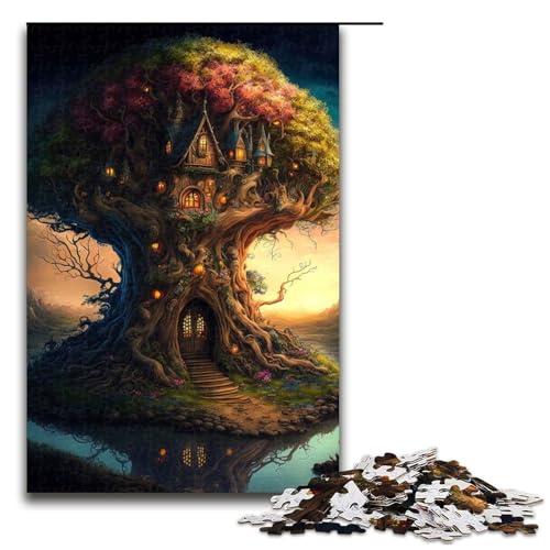Puzzle für Erwachsene, Märchenkönigreich, 1000-teiliges Holzpuzzle für Kinder ab 12 Jahren, Lernspielzeug, 1000 Teile Puzzle für Erwachsene, Märchenkönigreich, 1000-teiliges Holzpuzzle für Kinder ab 12 Jahren, Lernspielzeug, 1000 Teile von ouynngjing