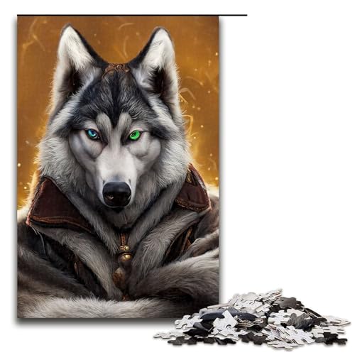 Puzzle für Erwachsene, Mr Husky, 1000-teiliges Holzpuzzle für Kinder ab 12 Jahren, Lernspielzeug, 1000 Teile von ouynngjing