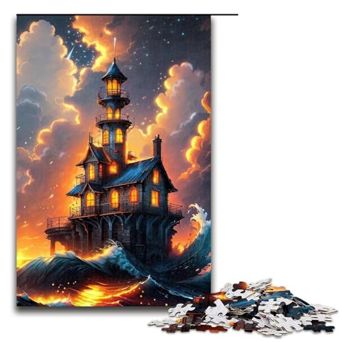 Puzzle für Erwachsene, Seeschloss, 1000 Teile, Holzpuzzle für Kinder ab 12 Jahren, Heimdekoration, 1000 Teile Puzzle für Erwachsene, Seeschloss, 1000 Teile, Holzpuzzle für Kinder ab 12 Jahren, Heimdekoration, 1000 Teile von ouynngjing