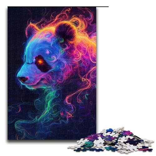 Puzzle für Erwachsene, Smokey Panda, 1000 Teile, Puzzle, tolles Geschenk, geeignet für und Teenager ab 14 Jahren, 1000 PCS Puzzle für Erwachsene, Smokey Panda, 1000 Teile, Puzzle, tolles Geschenk, geeignet für und Teenager ab 14 Jahren, 1000 PCS von ouynngjing