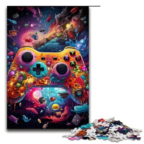 Puzzle für Erwachsene, Spielcontroller (15), Puzzle 1000 Teile, Holzpuzzle für Kinder ab 12 Jahren, anspruchsvolles Spiel, 1000 Teile von ouynngjing