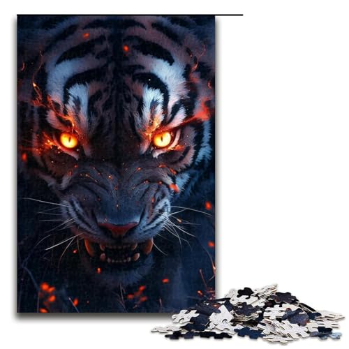 Puzzle für Erwachsene, Sumpftiger, 1000 Teile, Holzpuzzle für Erwachsene und Kinder ab 12 Jahren, Lernspielzeug, 1000 Teile von ouynngjing