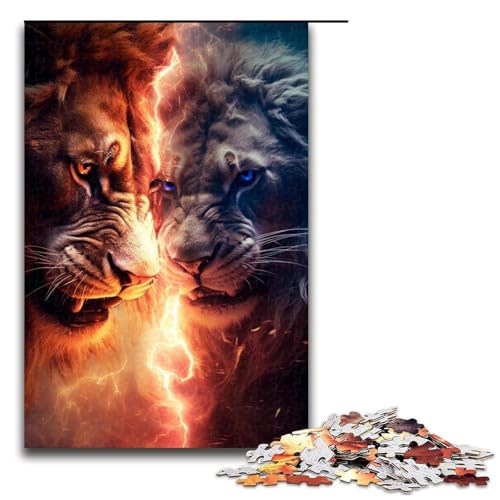 Puzzle für Erwachsene, Tiger, 1000 Teile, Holzpuzzle für Erwachsene und Kinder ab 12 Jahren, 1000 Teile Puzzle für Erwachsene, Tiger, 1000 Teile, Holzpuzzle für Erwachsene und Kinder ab 12 Jahren, 1000 Teile von ouynngjing