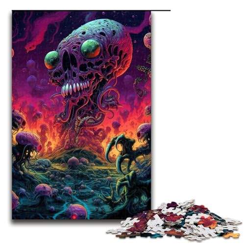 Puzzle für Erwachsene, Weltraummonster, 1000 Teile, Holzpuzzle für Erwachsene und Kinder ab 12 Jahren, 1000 Teile Puzzle für Erwachsene, Weltraummonster, 1000 Teile, Holzpuzzle für Erwachsene und Kinder ab 12 Jahren, 1000 Teile von ouynngjing