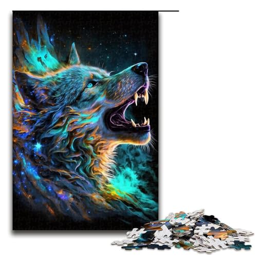 Puzzle für Erwachsene, Wilde Tiger, 1000-teiliges Holzpuzzle für Kinder ab 12 Jahren, Lernspielzeug, 1000 Teile von ouynngjing