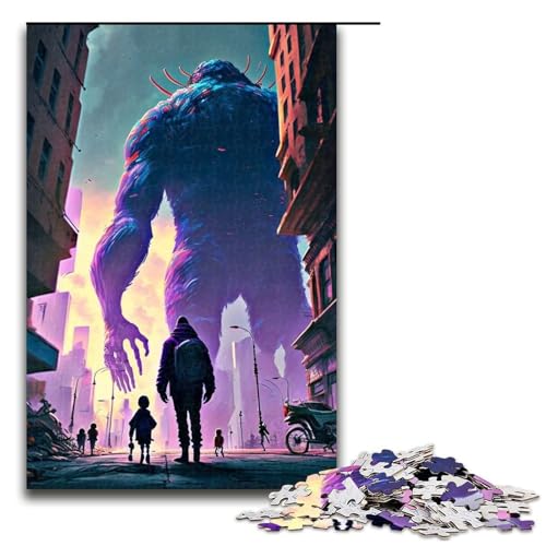 Puzzle für Erwachsene, riesiges Monster, 1000 Teile, Holzpuzzle für Erwachsene und Kinder ab 12 Jahren, Lernspielzeug, 1000 Teile Puzzle für Erwachsene, riesiges Monster, 1000 Teile, Holzpuzzle für Erwachsene und Kinder ab 12 Jahren, Lernspielzeug, 1000 Teile von ouynngjing