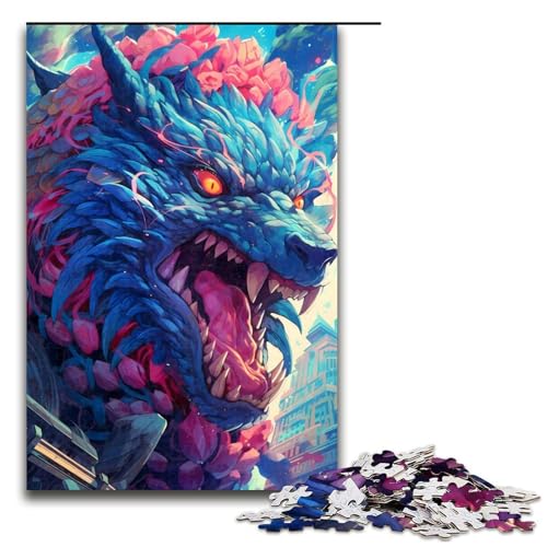 Puzzle für Erwachsene, riesiges Wolf-Monster, 1000 Teile, Holzpuzzle für Kinder ab 12 Jahren, anspruchsvolles Spiel, 1000 Teile Puzzle für Erwachsene, riesiges Wolf-Monster, 1000 Teile, Holzpuzzle für Kinder ab 12 Jahren, anspruchsvolles Spiel, 1000 Teile von ouynngjing