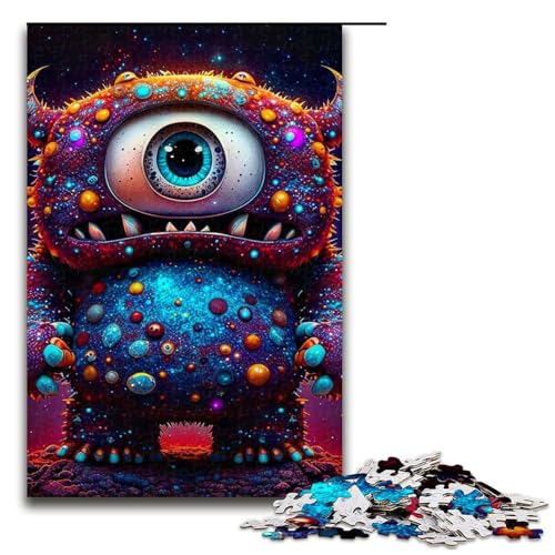 Puzzle für Erwachsene, süße Monster, 1000 Teile, Holzpuzzle für Kinder ab 12 Jahren, anspruchsvolles Spiel, 1000 Teile Puzzle für Erwachsene, süße Monster, 1000 Teile, Holzpuzzle für Kinder ab 12 Jahren, anspruchsvolles Spiel, 1000 Teile von ouynngjing