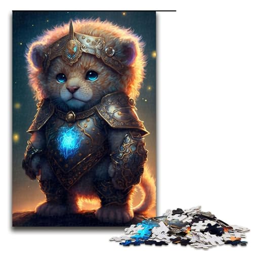 Puzzle für Erwachsene, süßer Löwenkrieger, 1000-teiliges Holzpuzzle für Kinder ab 12 Jahren, Lernspielzeug, 1000 Teile Puzzle für Erwachsene, süßer Löwenkrieger, 1000-teiliges Holzpuzzle für Kinder ab 12 Jahren, Lernspielzeug, 1000 Teile von ouynngjing