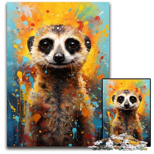 Puzzle für Erwachsene 1000 Erdmännchen Bunte unmögliche Puzzles für Erwachsene anspruchsvolles Denkspiel für Teenager unterhaltsames interaktives Spiel für die ganze Familie 1000 Teile (38 x 26 cm) Puzzle für Erwachsene 1000 Erdmännchen Bunte unmögliche Puzzles für Erwachsene anspruchsvolles Denkspiel für Teenager unterhaltsames interaktives Spiel für die ganze Familie 1000 Teile (38 x 26 cm) von ouynngjing